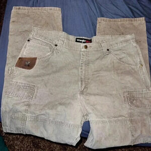 Men’s wrangler Riggs cargo work pants size 40x32